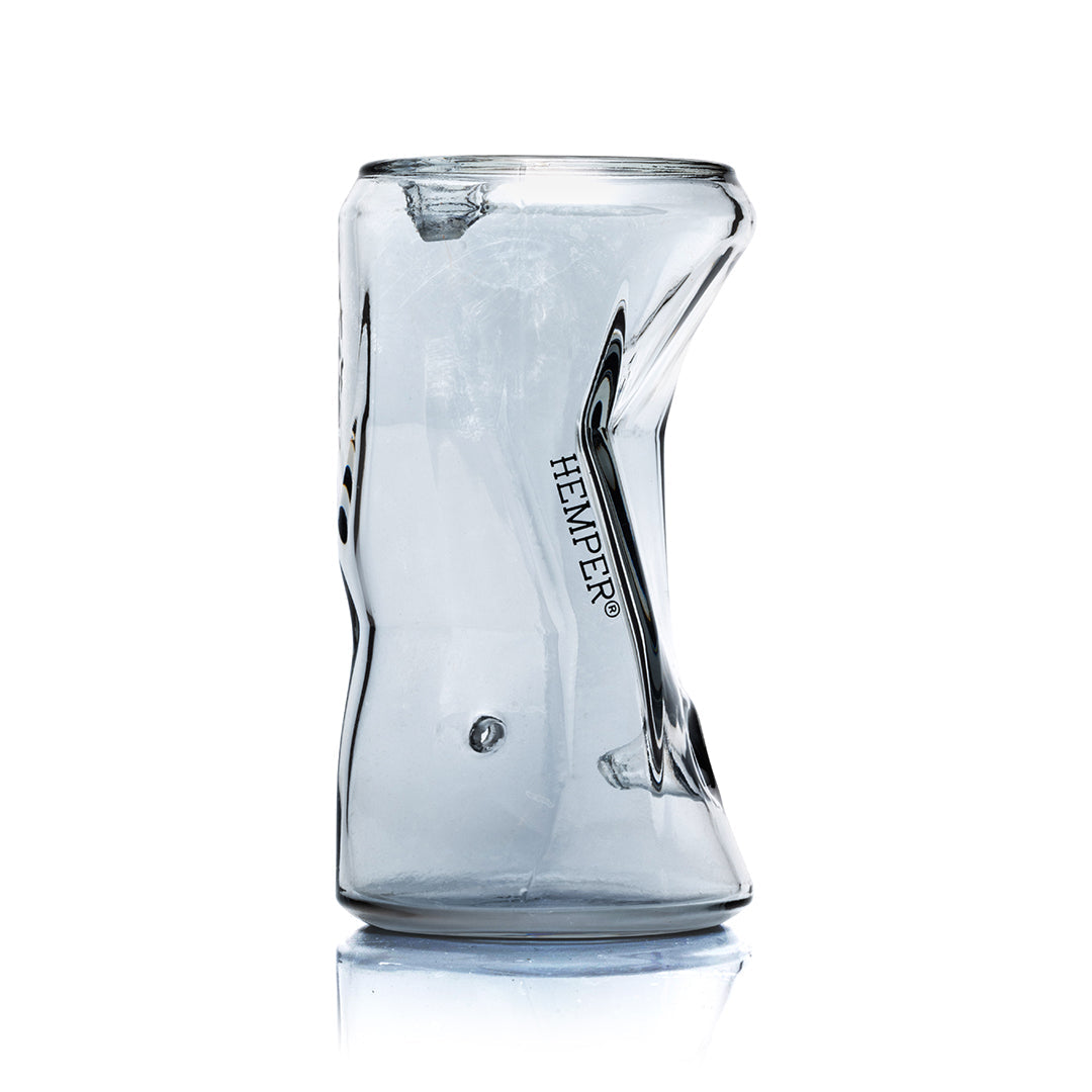 Crushed Can Hand Pipe | Nostalgic Glass Smoking Pipe