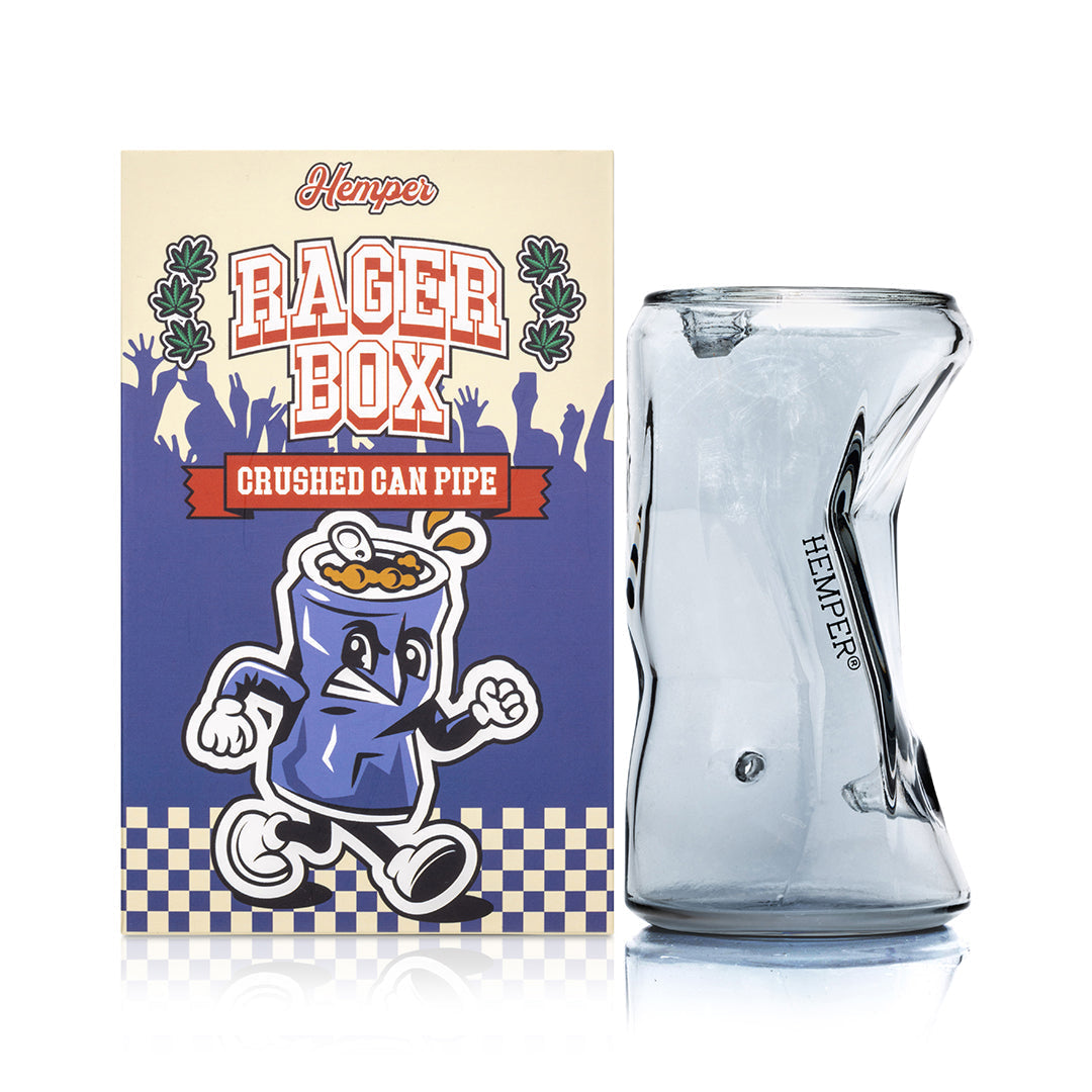 Crushed Can Hand Pipe | Nostalgic Glass Smoking Pipe