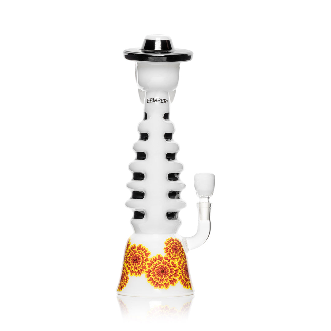 HEMPER Dia De Los Muertos XL Bong 13.2" | Skull Glass Water Pipe