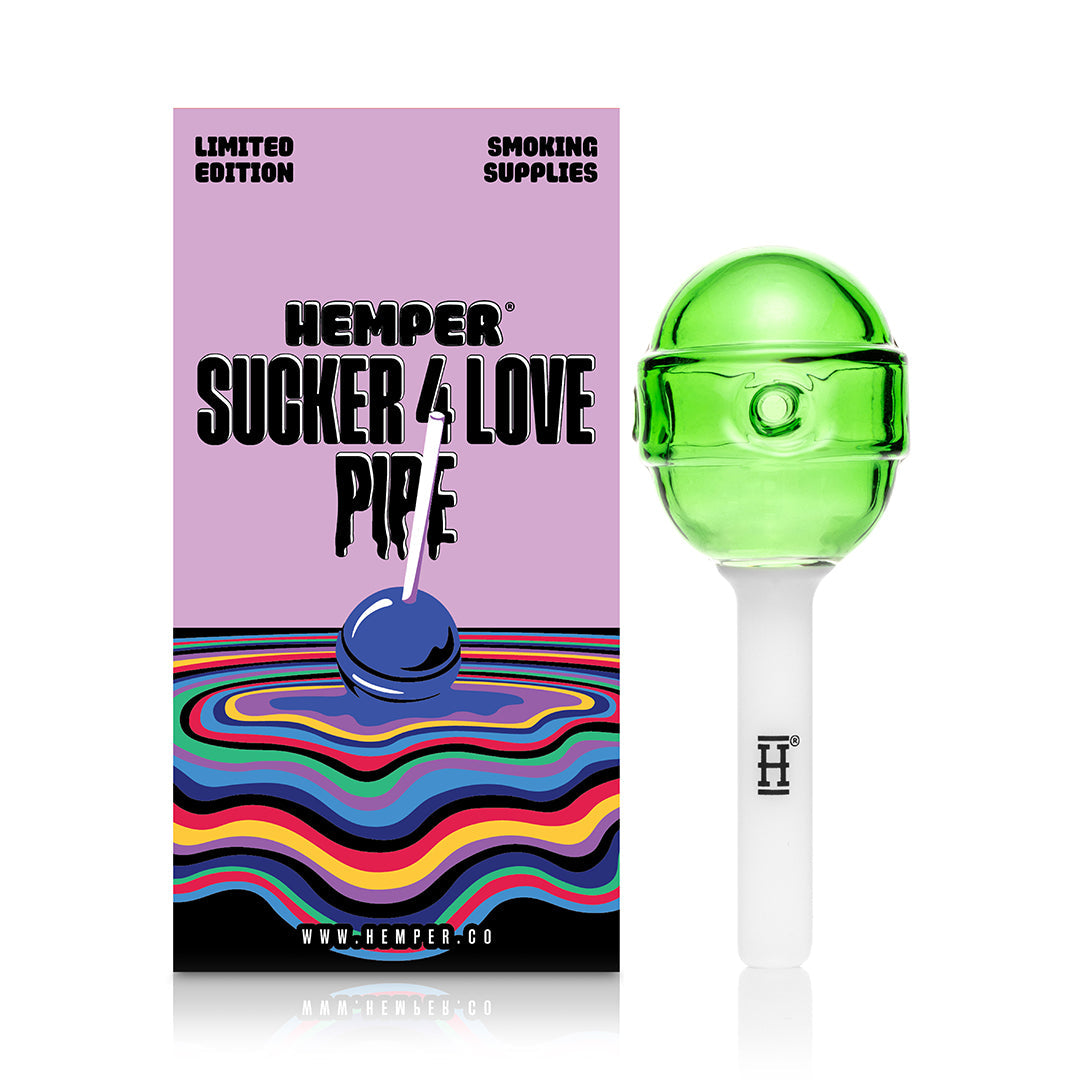 Sucker 4 Love Lollipop Hand Pipe | HEMPER 4" Glass Spoon