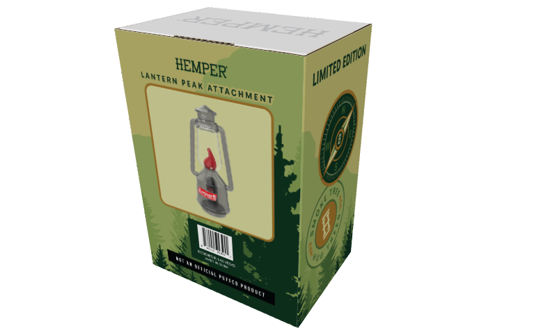 Bowlman Lantern Puffco Peak Top | HEMPER Glass Attachment