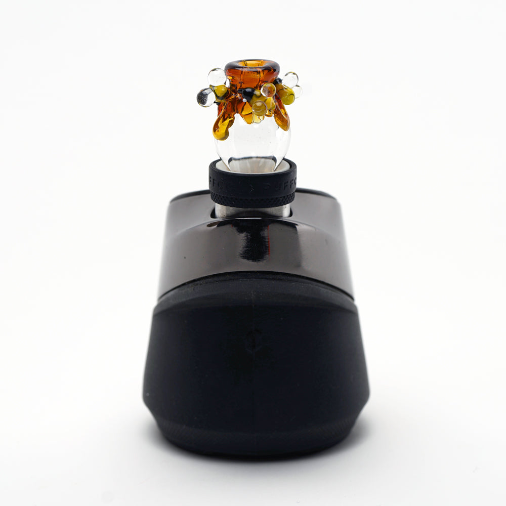 Honey Drip Puffco Peak Glass Bubble Cap | Empire Glassworks - Bumpin' Cannabinoids