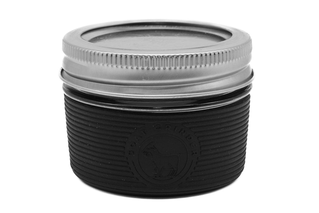 4oz OG LOGO JAR, Lid, and SHADE | GOAT GRINDER - Bumpin' Cannabinoids
