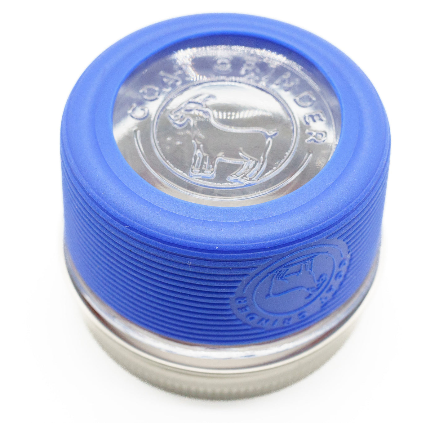 4oz OG LOGO JAR, Lid, and SHADE | GOAT GRINDER - Bumpin' Cannabinoids