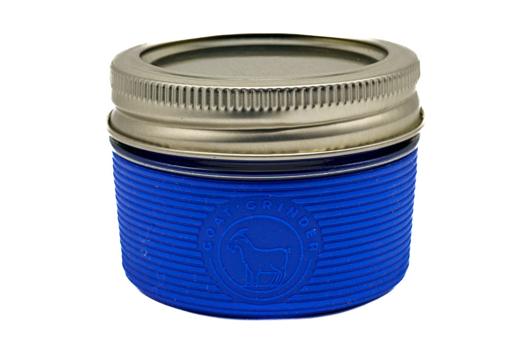 4oz OG LOGO JAR, Lid, and SHADE | GOAT GRINDER - Bumpin' Cannabinoids