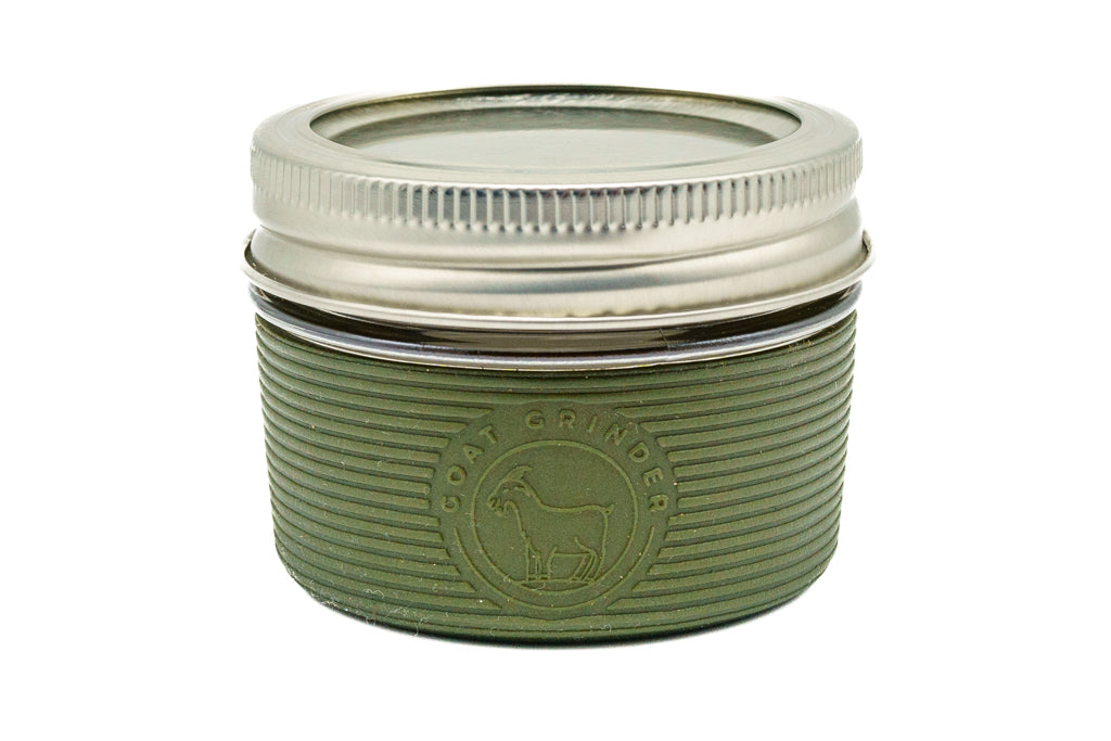 4oz OG LOGO JAR, Lid, and SHADE | GOAT GRINDER - Bumpin' Cannabinoids