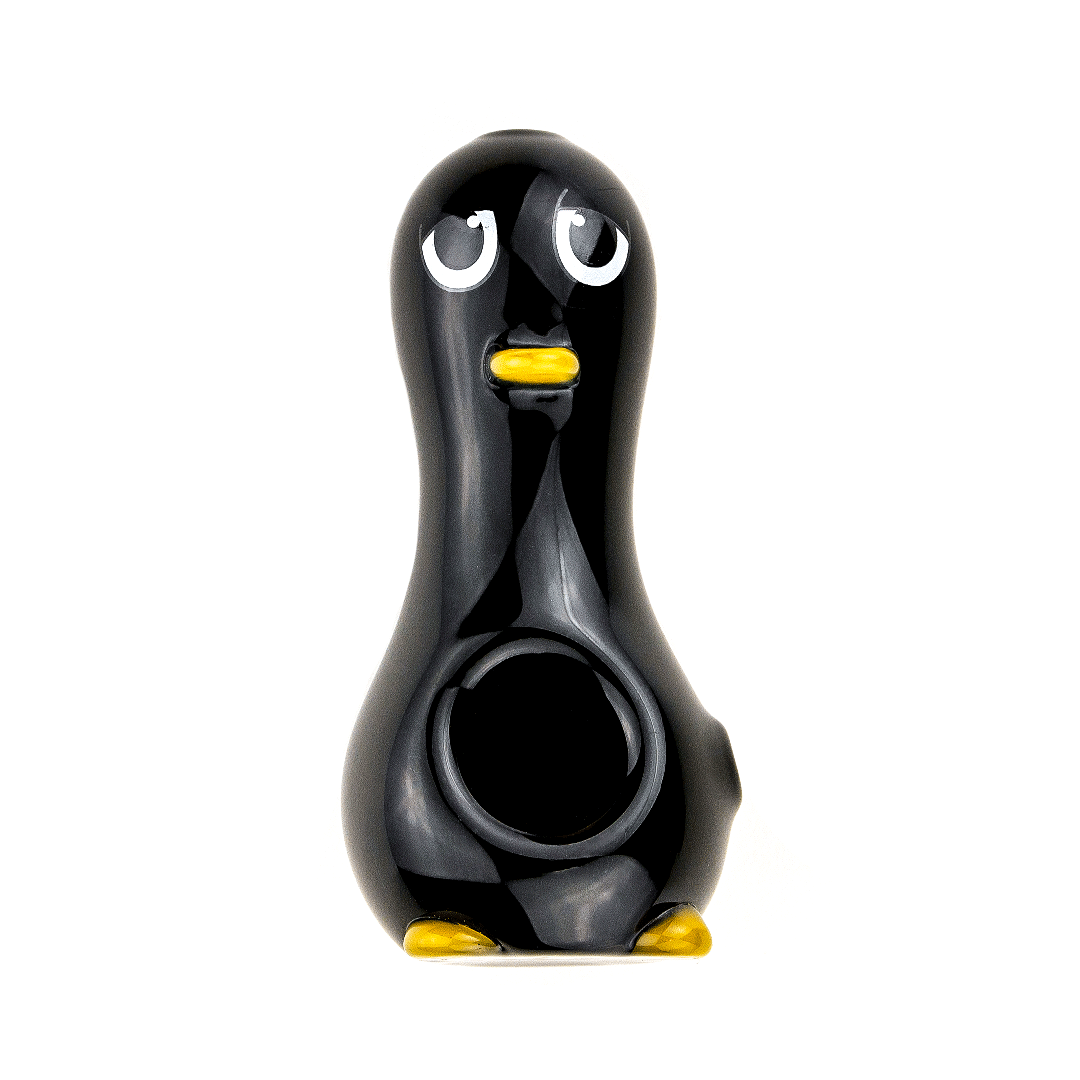 Penguin Hand Pipe | Goody Glass - Bumpin' Cannabinoids