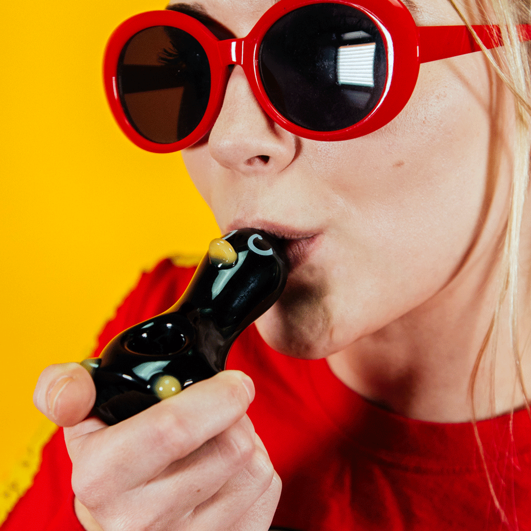 Penguin Hand Pipe | Goody Glass - Bumpin' Cannabinoids