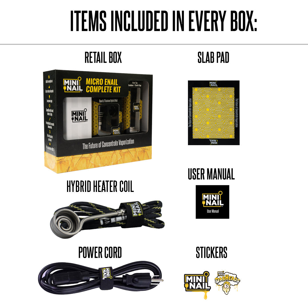 Complete MiniNail Kit w/ Hybrid Nail - Bumpin' Cannabinoids