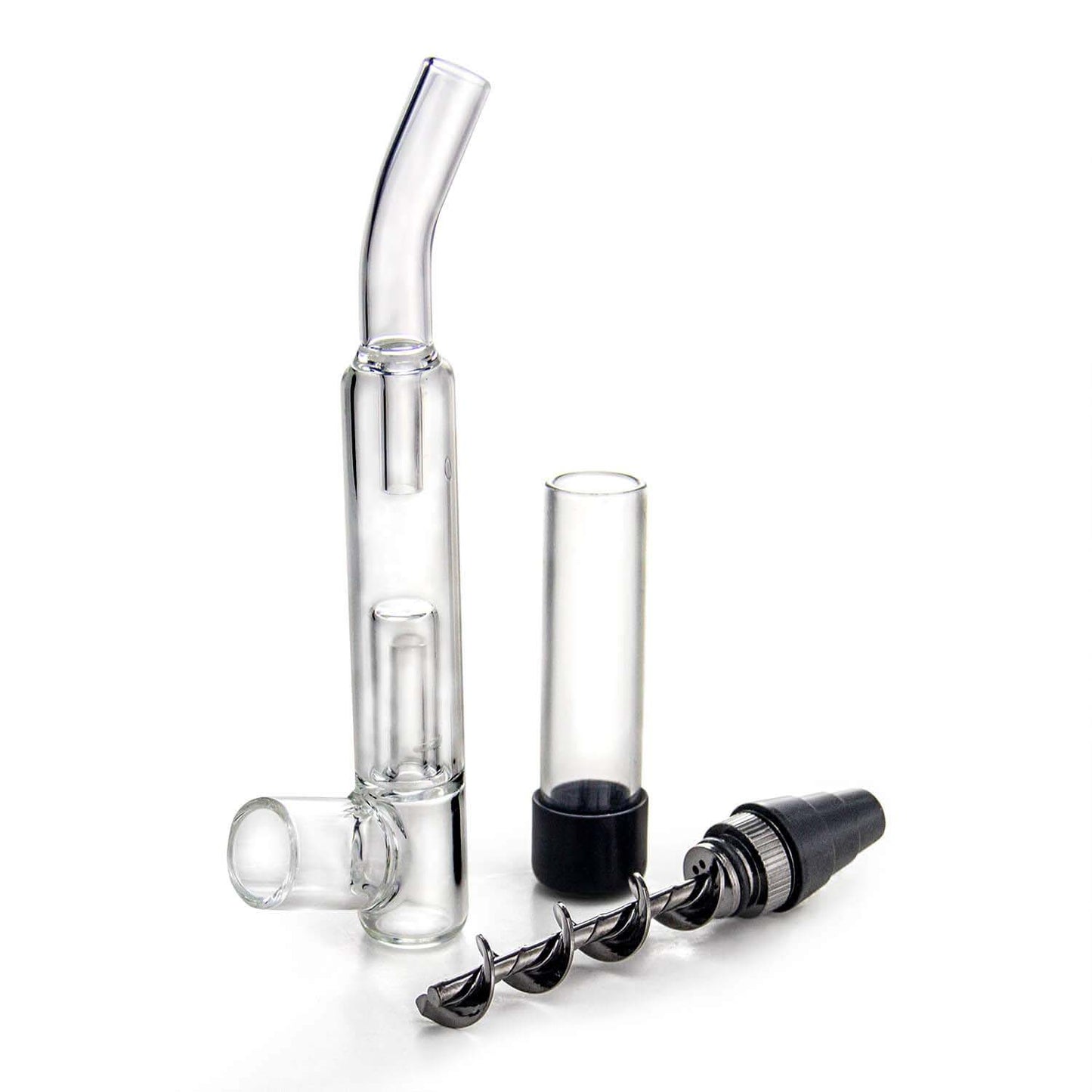 Mini Glass Blunt Twist Pipe - Bumpin' Cannabinoids