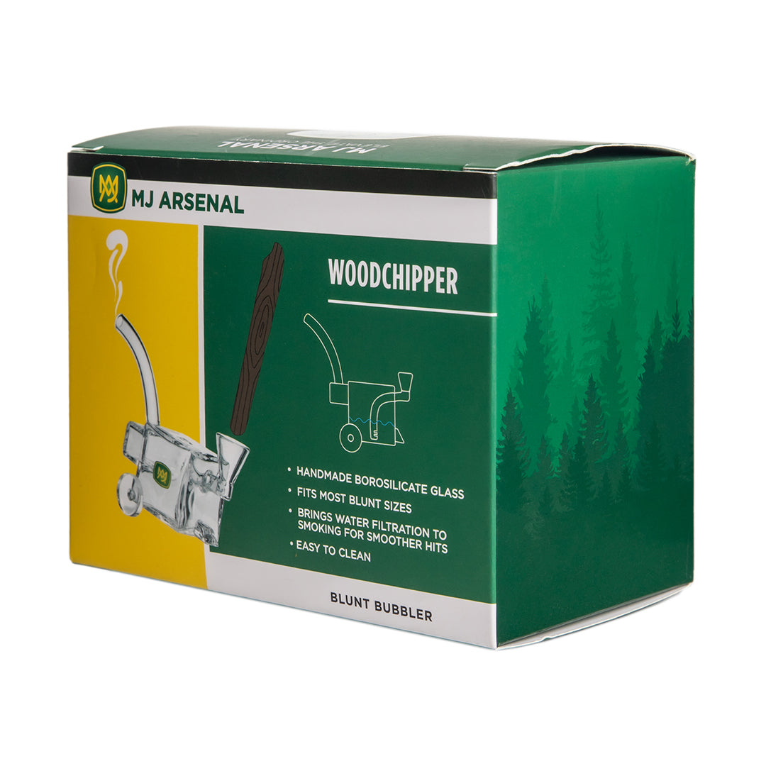 MJ Arsenal Woodchipper | Compact Blunt Bubbler - Bumpin' Cannabinoids
