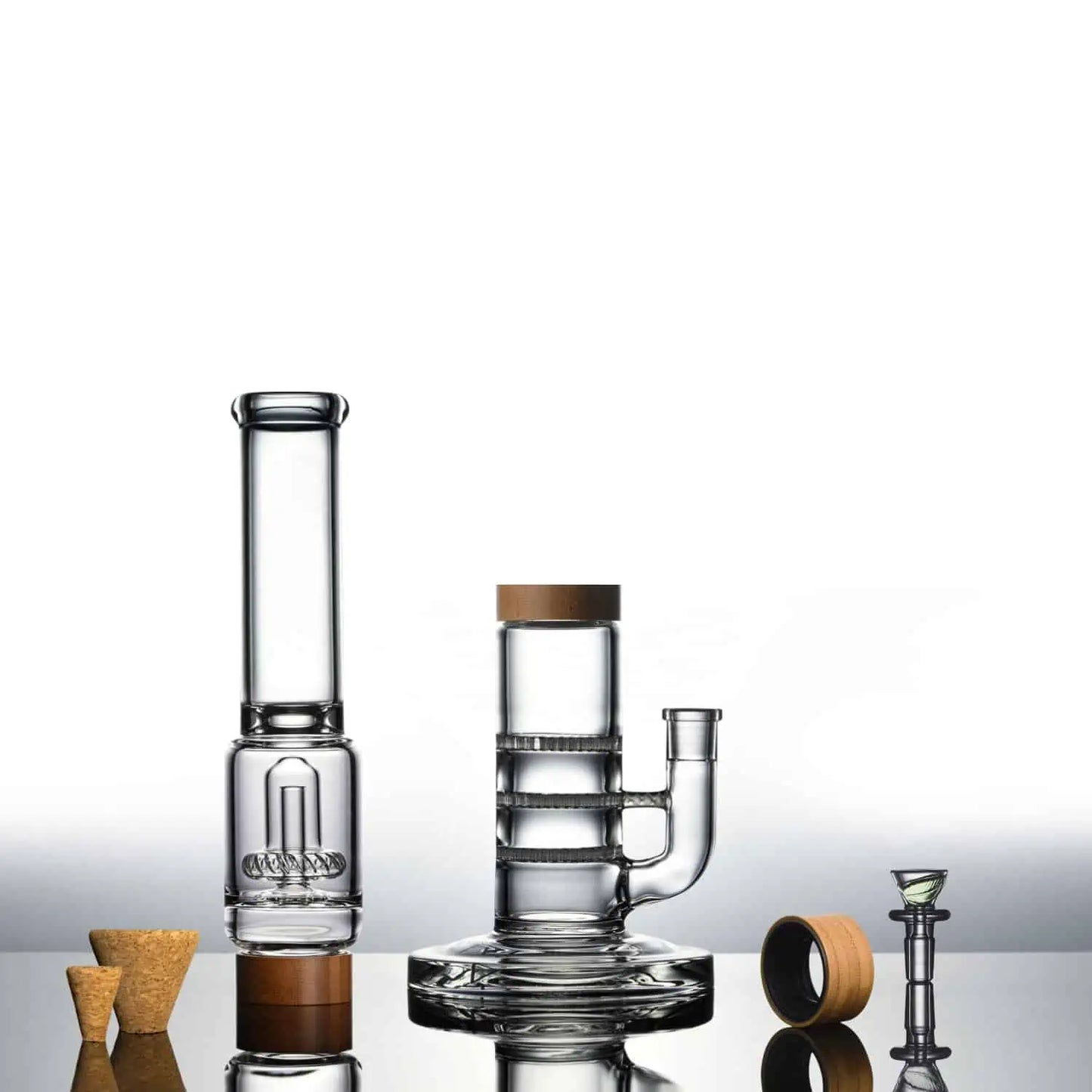 16" Tri-UFO Bong | Vitae Glass - Bumpin' Cannabinoids