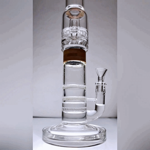 16" Tri-UFO Bong | Vitae Glass - Bumpin' Cannabinoids