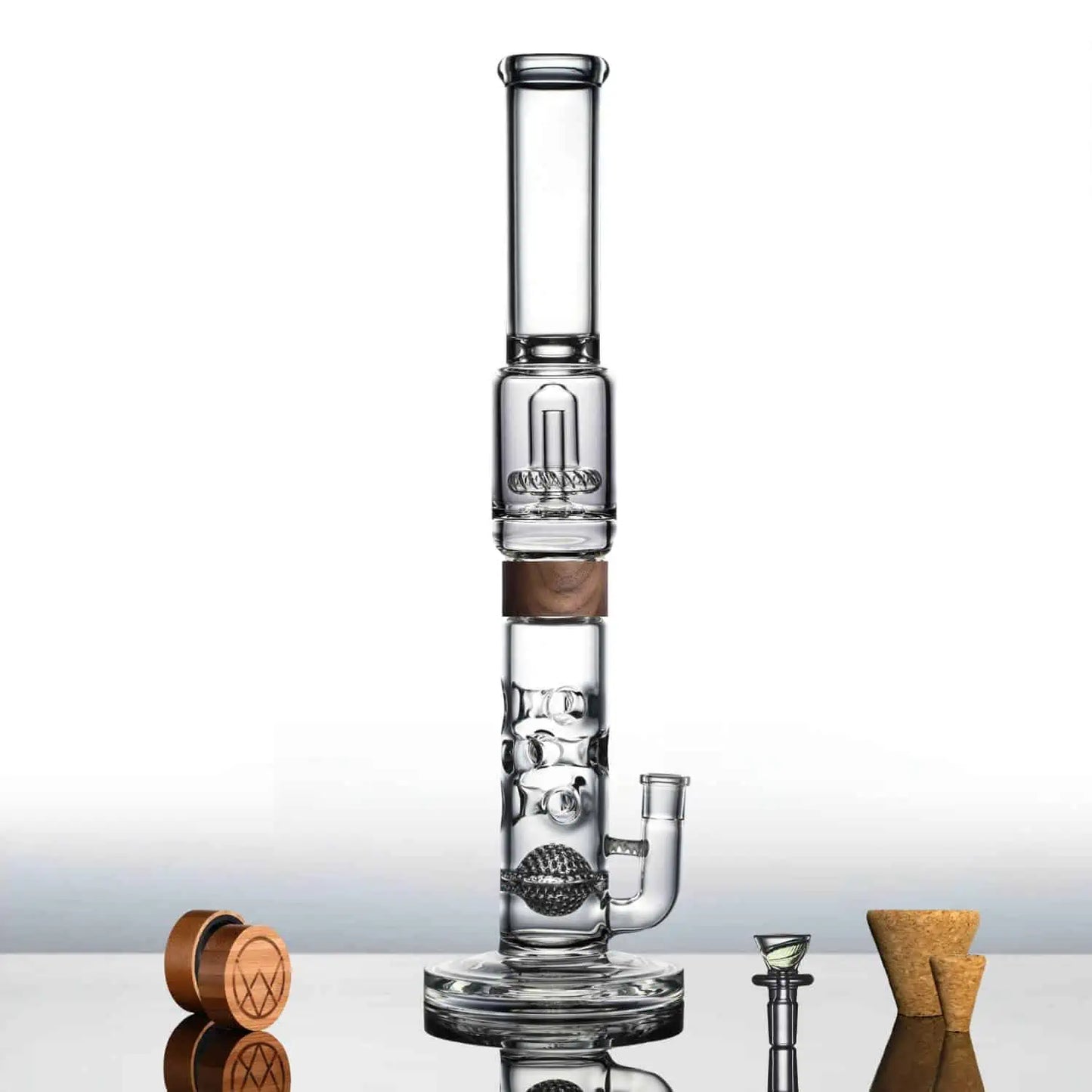 18" Swiss UFO Bong | Vitae Glass - Bumpin' Cannabinoids