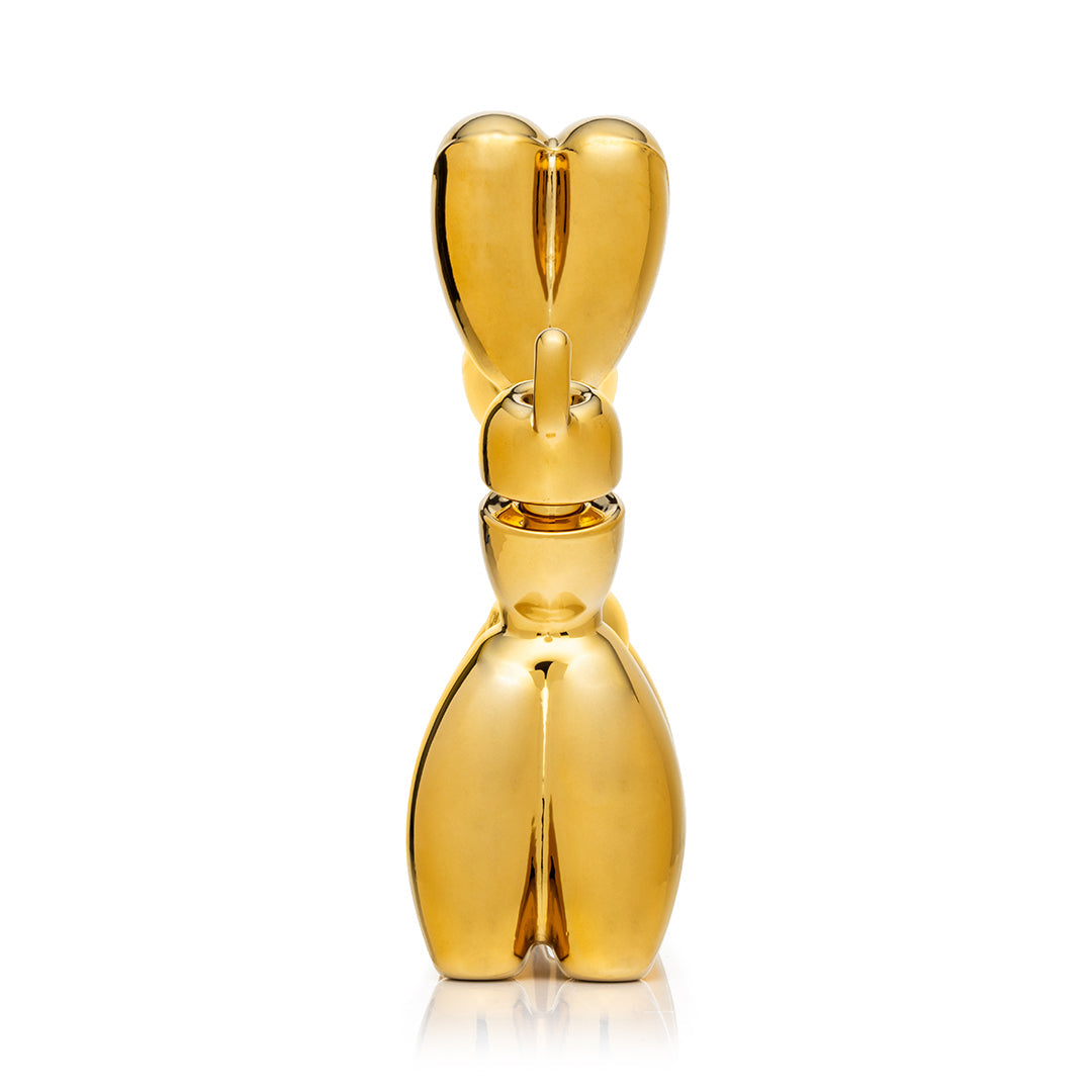 HEMPER Balloon Dog XL Bong 7.6" | Gold Electroplated Glass Art