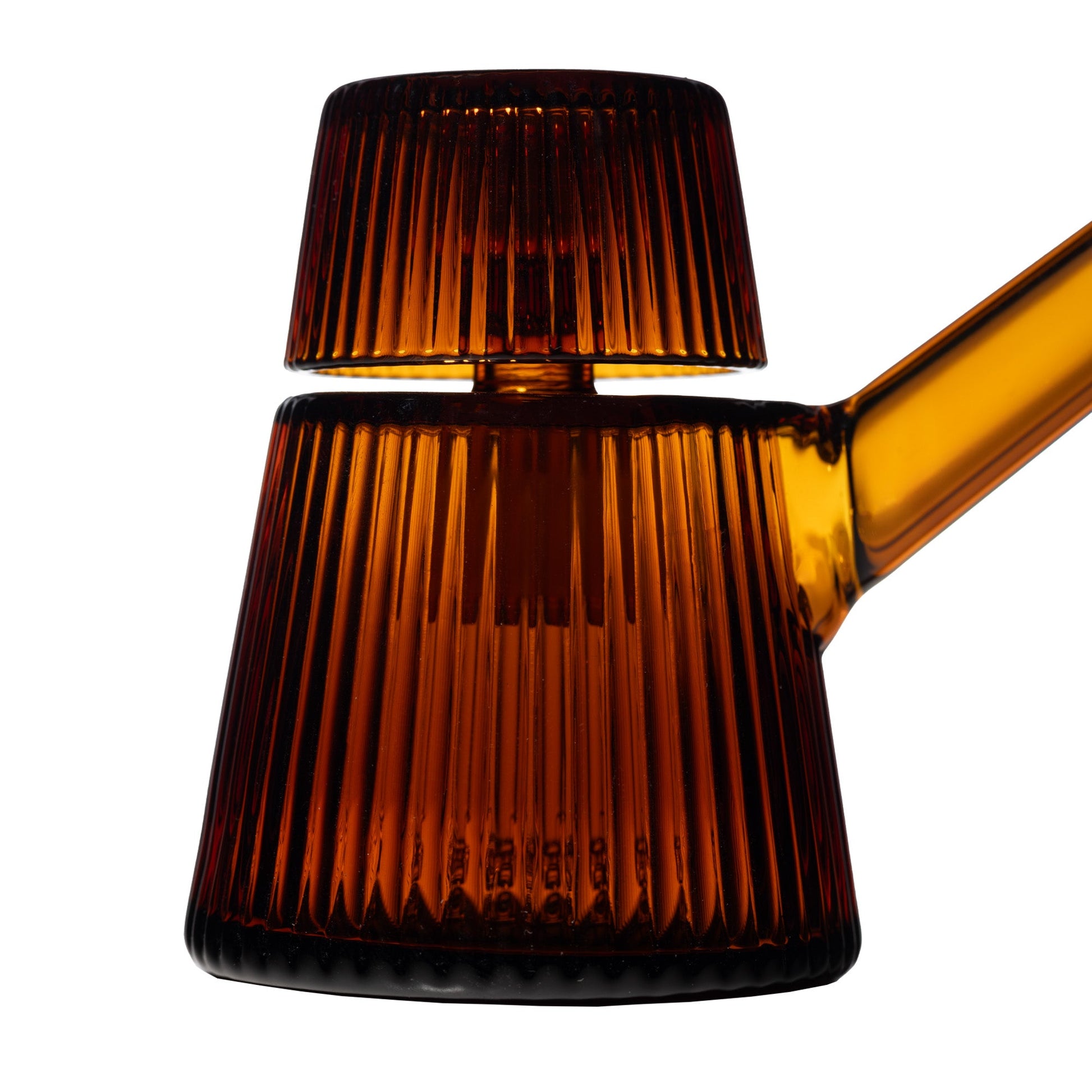 NWTN Deco Bubbler | Art Deco-Inspired Glass Water Pipe - Bumpin' Cannabinoids