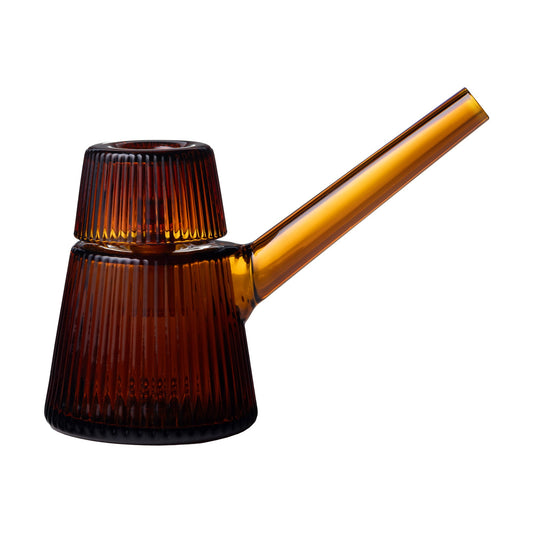 NWTN Deco Bubbler | Art Deco-Inspired Glass Water Pipe - Bumpin' Cannabinoids
