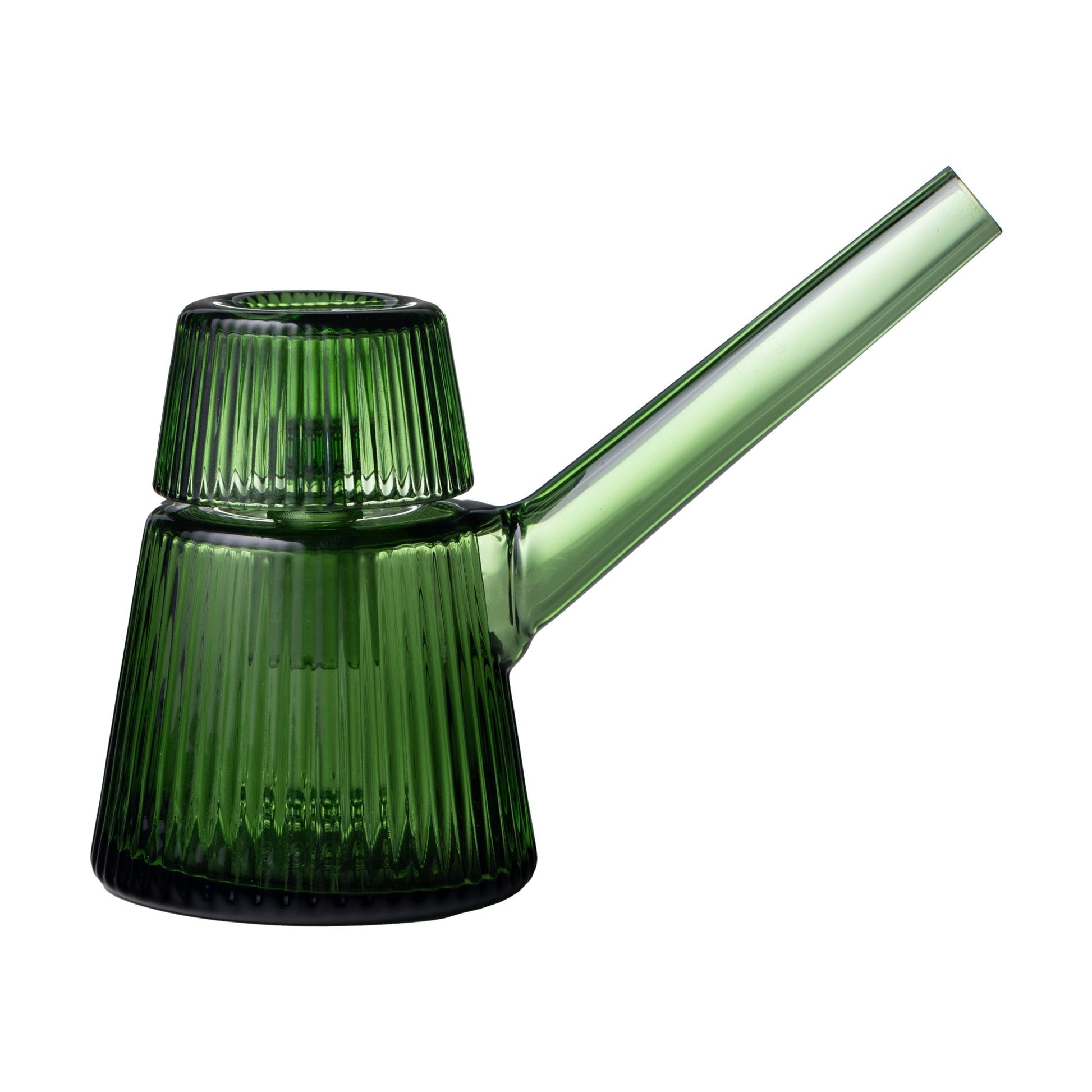 NWTN Deco Bubbler | Art Deco-Inspired Glass Water Pipe - Bumpin' Cannabinoids
