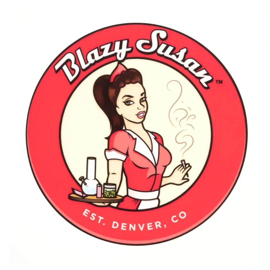 Blazy Susan Spinning Rolling Trays - Bumpin' Cannabinoids