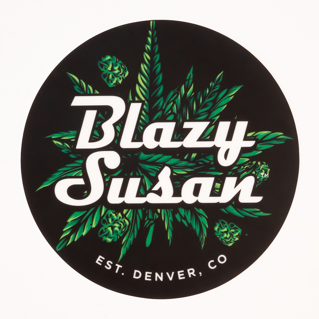 Blazy Susan Spinning Rolling Trays - Bumpin' Cannabinoids