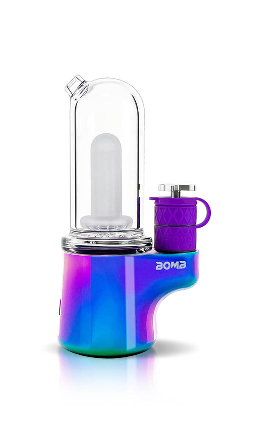Bomb E-Rig Rainbow | SYKLOUD Portable Electric Dab Rig - Bumpin' Cannabinoids