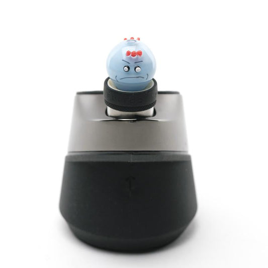 Blue Twins Puffco Peak Glass Carb Cap | Empire Glassworks - Bumpin' Cannabinoids