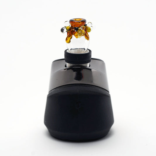 Honey Drip Puffco Peak Glass Bubble Cap | Empire Glassworks - Bumpin' Cannabinoids