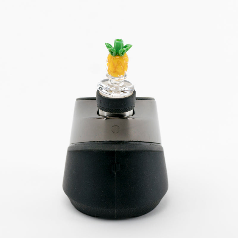 Pineapple Puffco Peak Glass Carb Cap | Empire Glassworks - Bumpin' Cannabinoids