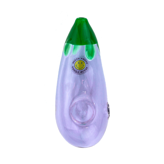 Eggplant Hand Pipe | Goody Glass - Bumpin' Cannabinoids