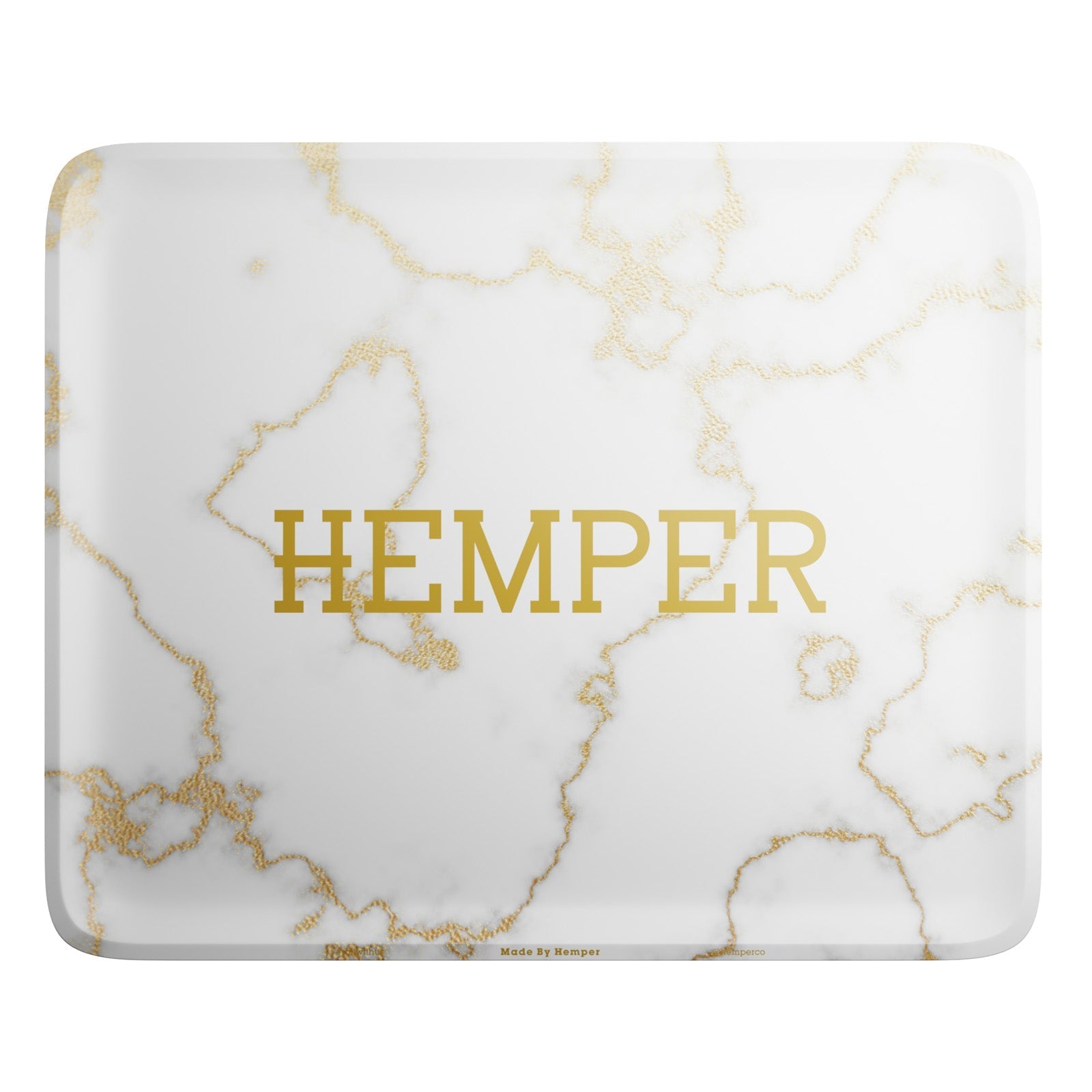 Luxe White Marble Rolling Tray | HEMPER - Bumpin' Cannabinoids