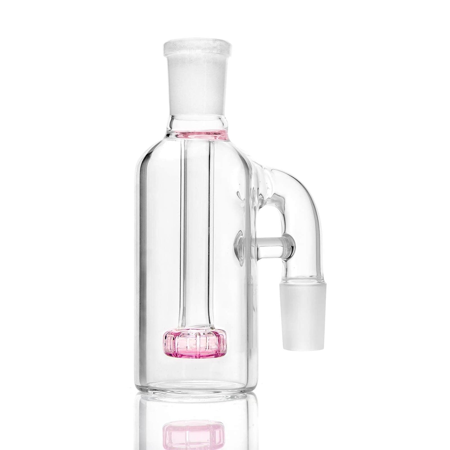 18mm 90 degree Ash Catcher Pink - Bumpin' Cannabinoids
