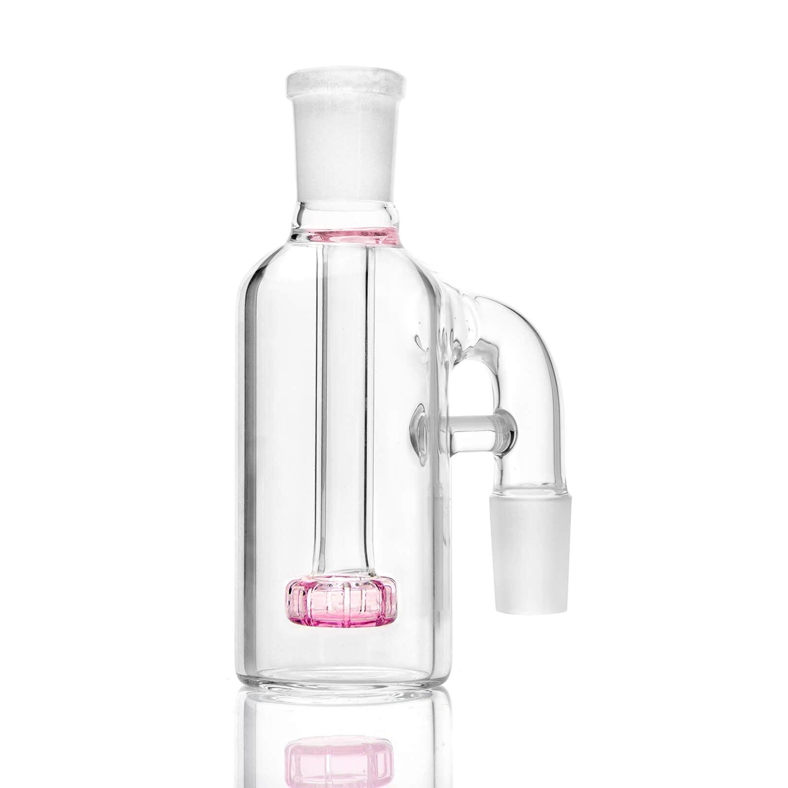 18mm 90 degree Ash Catcher Pink - Bumpin' Cannabinoids
