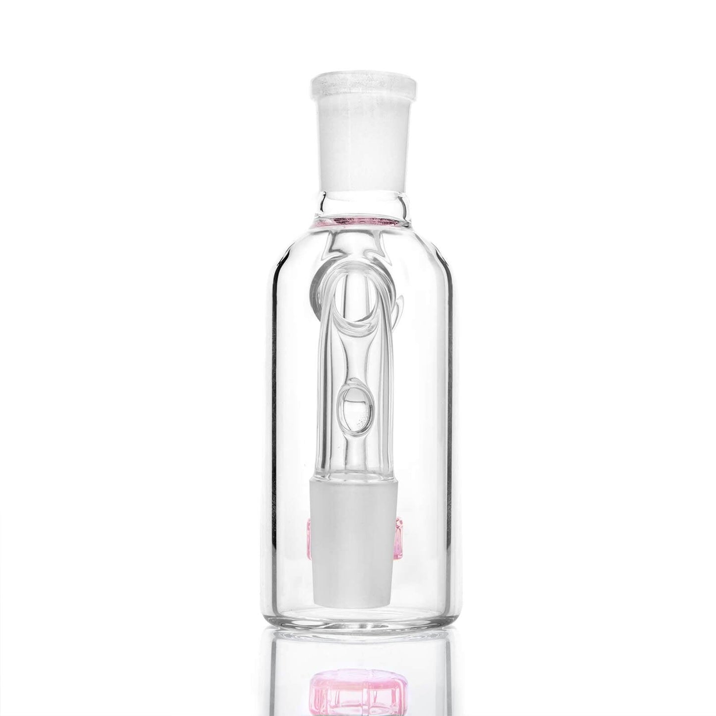 18mm 90 degree Ash Catcher Pink - Bumpin' Cannabinoids
