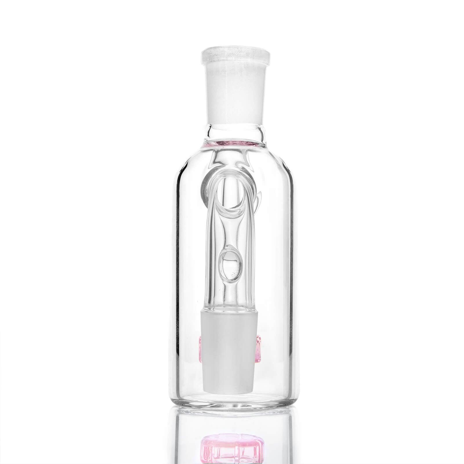 18mm 90 degree Ash Catcher Pink - Bumpin' Cannabinoids