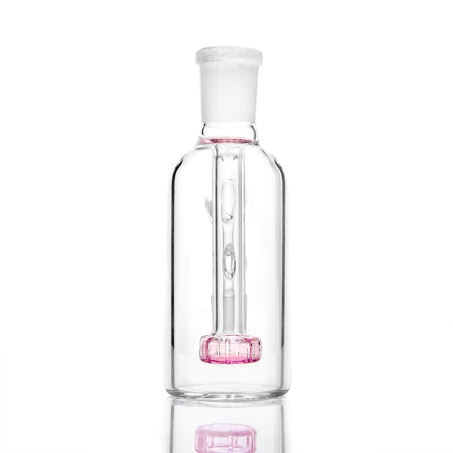 18mm 90 degree Ash Catcher Pink - Bumpin' Cannabinoids