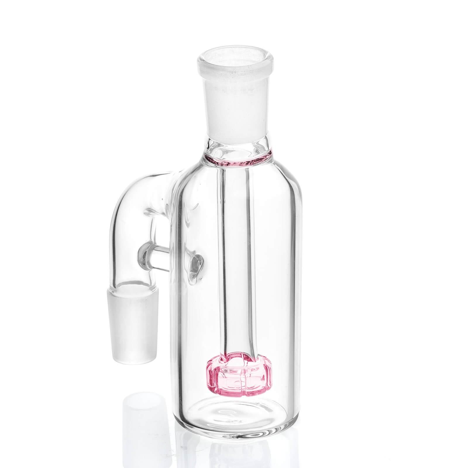 18mm 90 degree Ash Catcher Pink - Bumpin' Cannabinoids