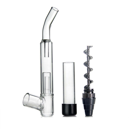 Mini Glass Blunt Twist Pipe - Bumpin' Cannabinoids