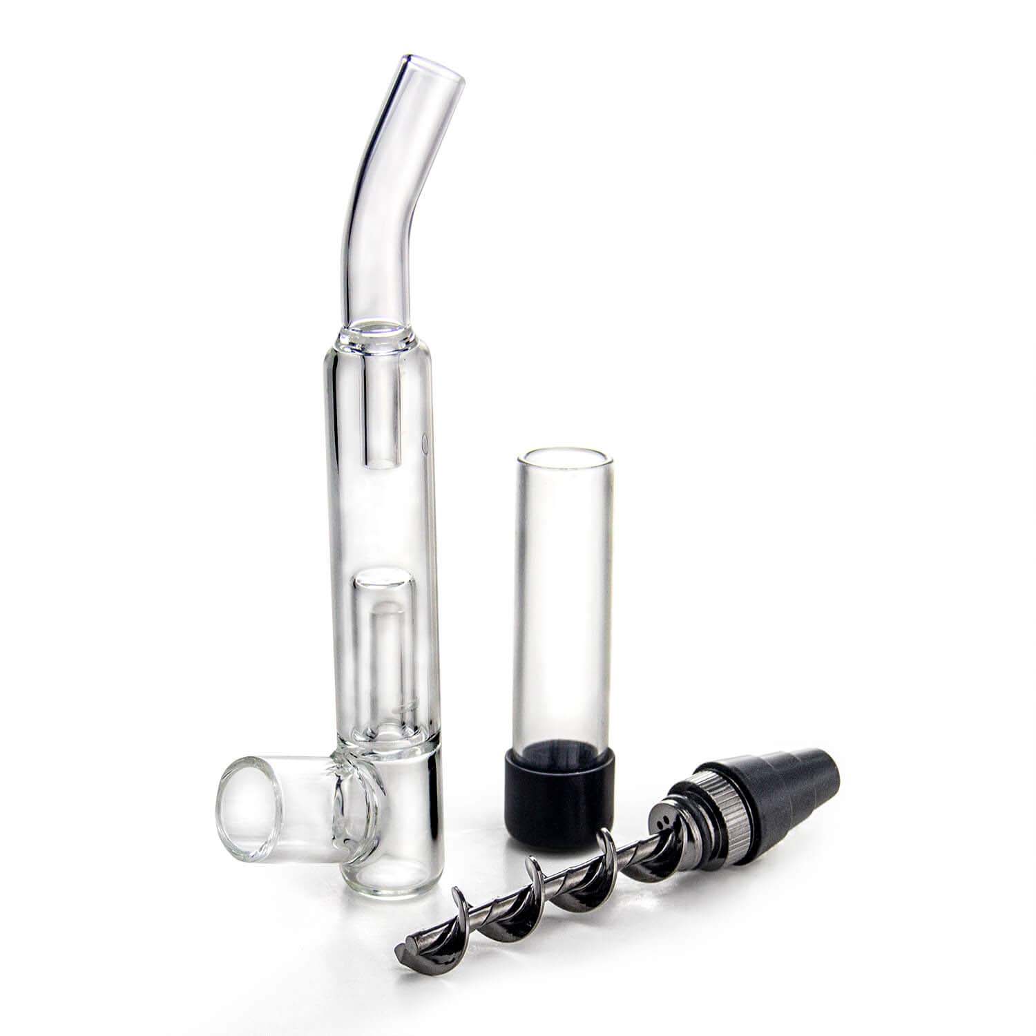 Mini Glass Blunt Twist Pipe - Bumpin' Cannabinoids