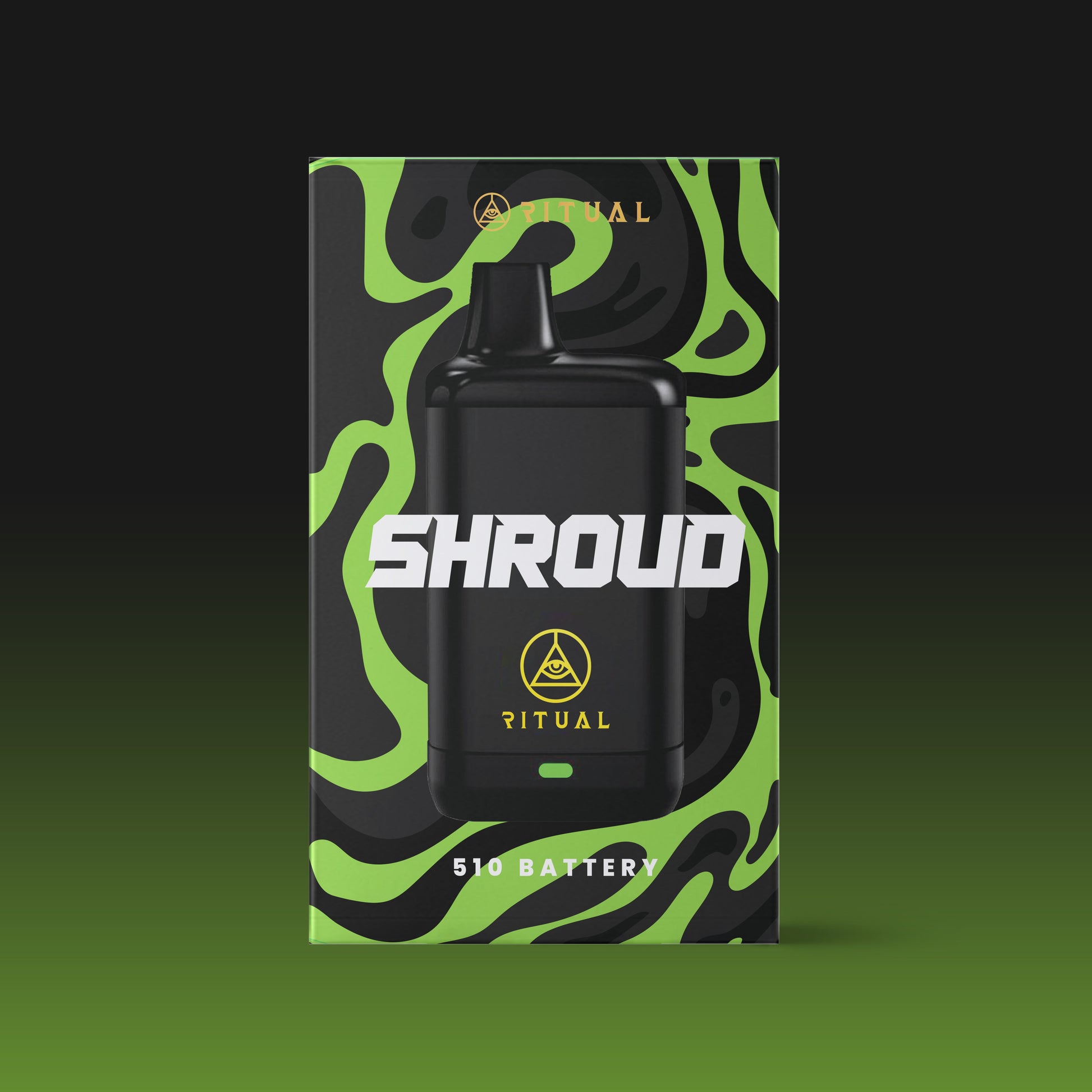 Ritual - Shroud 510 Variable Voltage Concealed Battery - Black - Bumpin' Cannabinoids