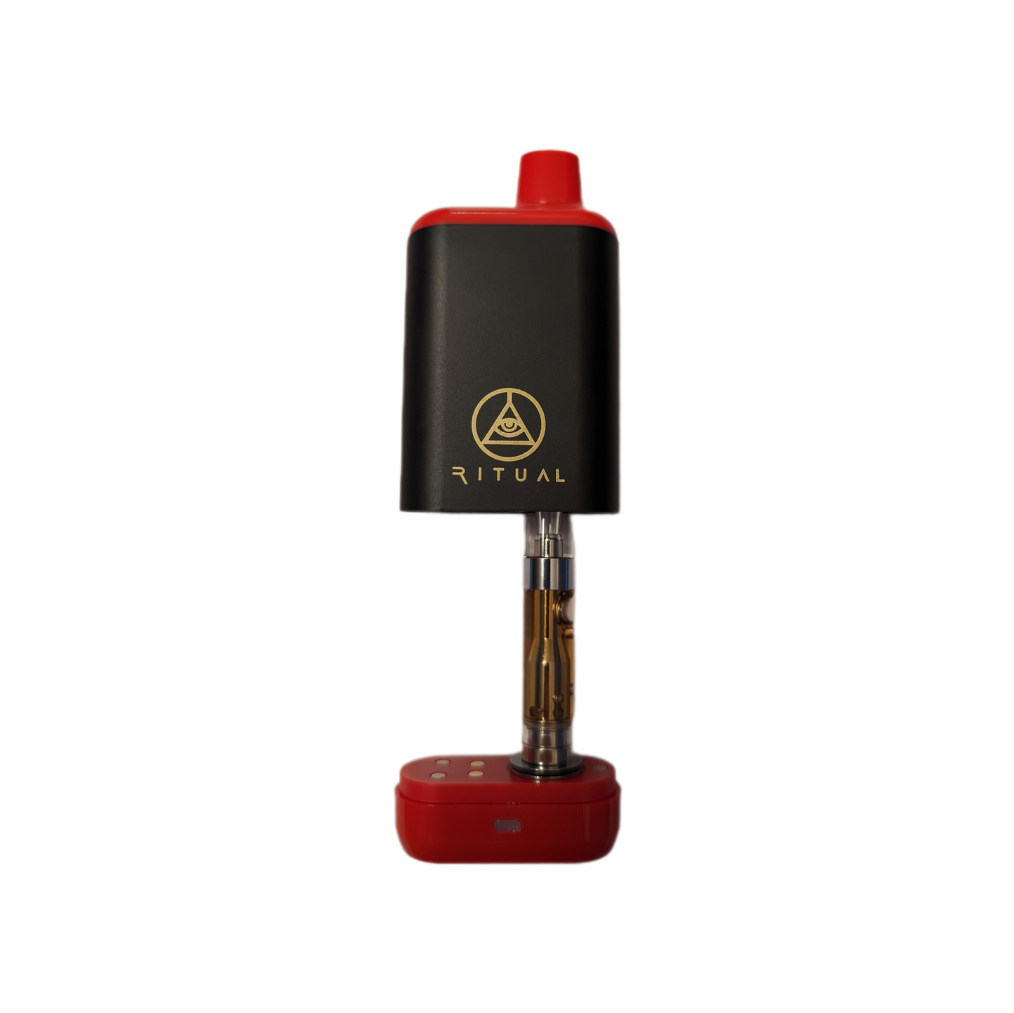 Ritual - Shroud 510 Variable Voltage Concealed Battery - Red & Black - Bumpin' Cannabinoids