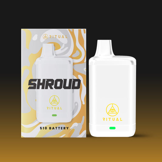 Ritual - Shroud 510 Variable Voltage Concealed Battery - White - Bumpin' Cannabinoids