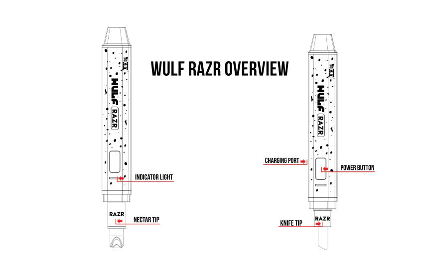 RAZR Nectar Collector and Hot Knife | Wulf Mods - Bumpin' Cannabinoids
