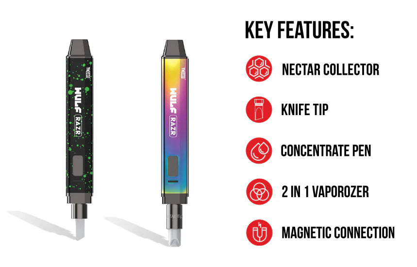 RAZR Nectar Collector and Hot Knife | Wulf Mods - Bumpin' Cannabinoids